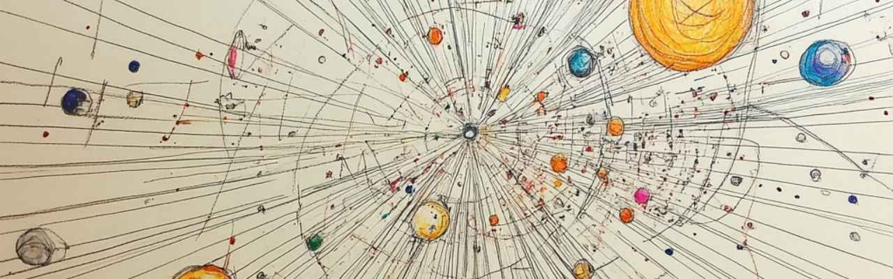 Energetic planetary lines depicting emotional and personal non negotiables in a relationship
