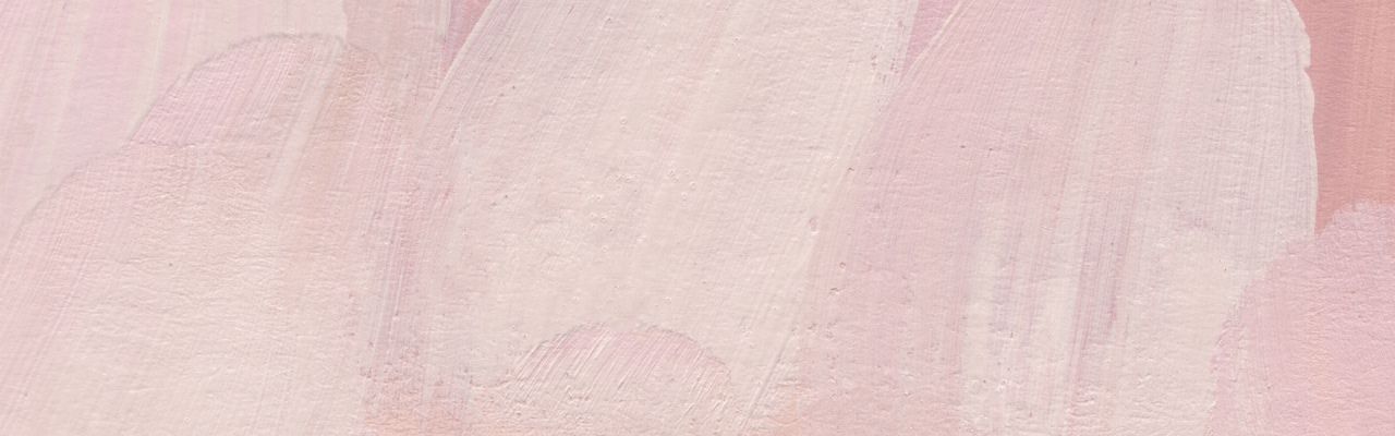 Abstract representation of women in meditation with layered, soft pink textures and brush strokes for a calming effect.