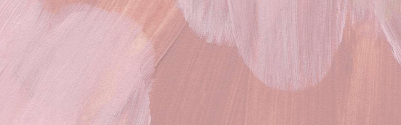 Abstract painting in soft pink tones with a calming atmosphere, symbolizing peace and meditation.