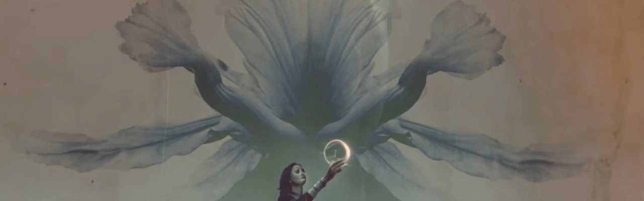 Woman reaching toward glowing light against a divine backdrop, showing how to be emotionally available
