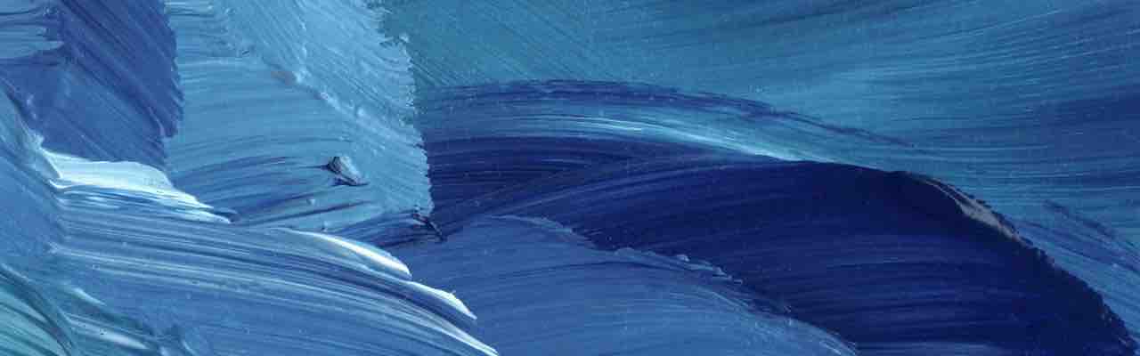 Textured blue strokes depicting serenity and flow, perfect visual for meditation for communication and inner calm