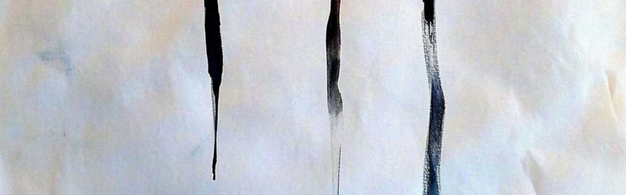 Minimal black ink streaks on faded background symbolizing emotional release and how to feel like yourself again