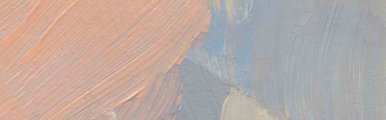 Gentle peach and beige abstract strokes promoting mindfulness and anxiety reduction.