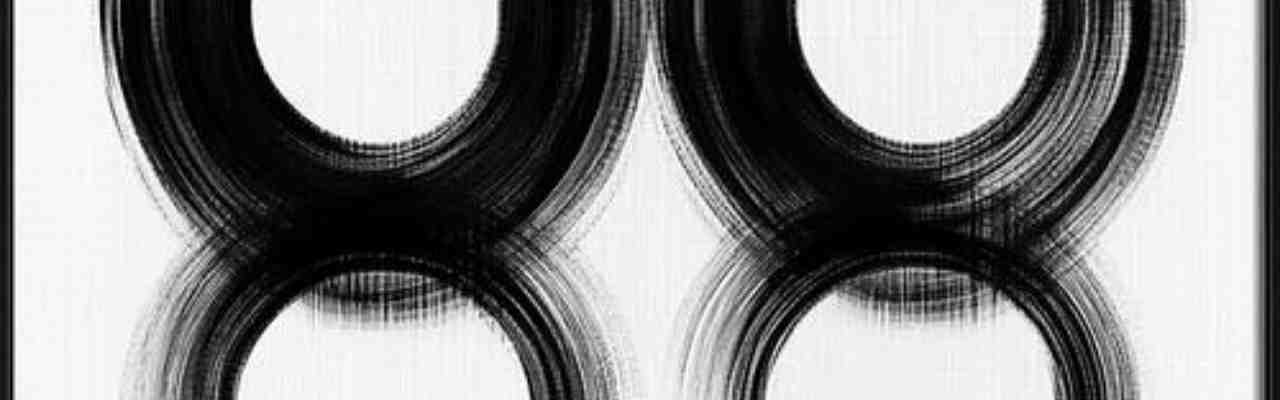 Monochrome overlapping rings, visually depicting routine and emotional distance in a Relationship Without Desire.