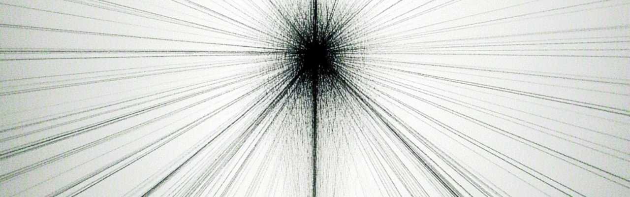 Monochrome abstract burst pattern representing clarity and empowerment for women