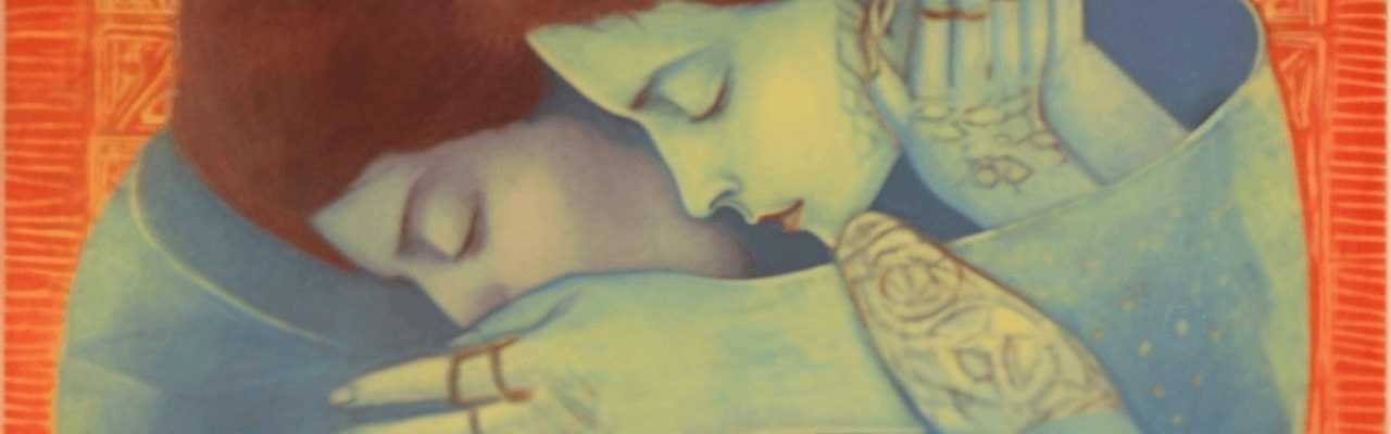 Surreal moment of unity and peace depicting emotional depth in what is transcendental sex