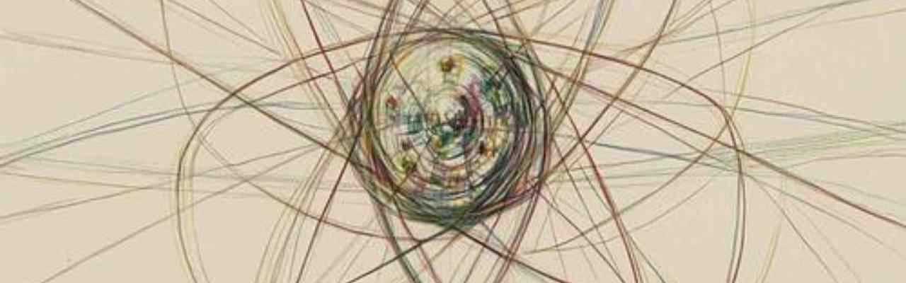Radiating circular lines converging into a core, representing the journey from isolation to intimacy