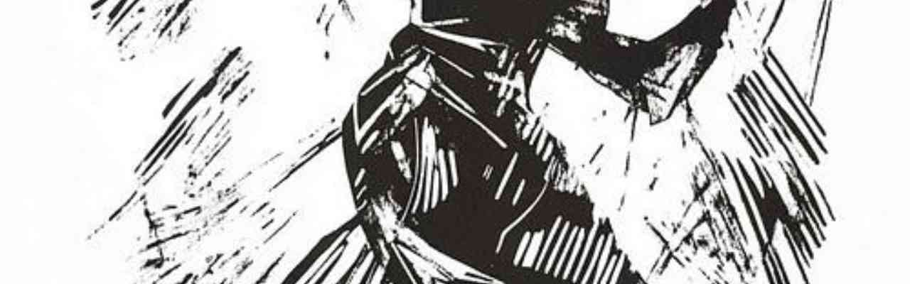 Abstract black and white sketch of a couple in an embrace, reflecting intimacy without conditions and deep emotional bonding