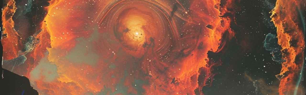 Spiritual space vision artwork representing cosmic sexuality and intuition