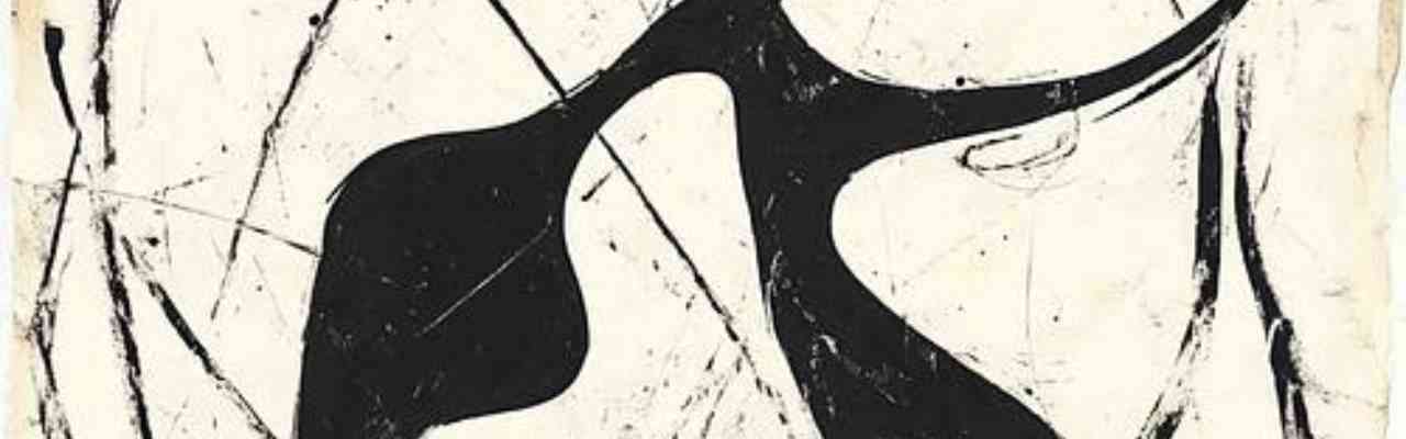 Bold abstract black ink strokes on a distressed background, illustrating the struggle of Attention Seeking Vs. Call.