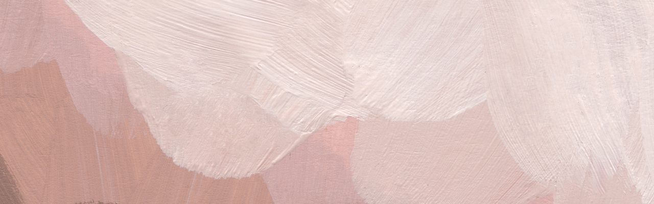 Soft, overlapping brushstrokes in warm pinks, symbolizing mindfulness and body awareness for women through serene, abstract art.