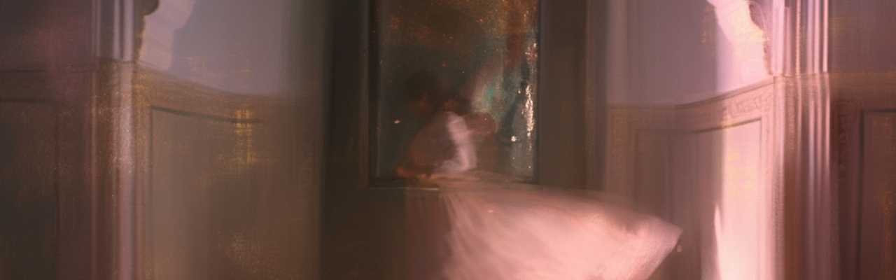 Dreamy blurred image of a woman in motion symbolizing the graceful journey to becoming a high value woman