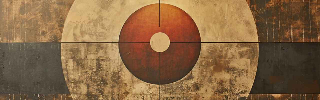 Target-like circle design showing pinpoint focus on core sexual trauma
