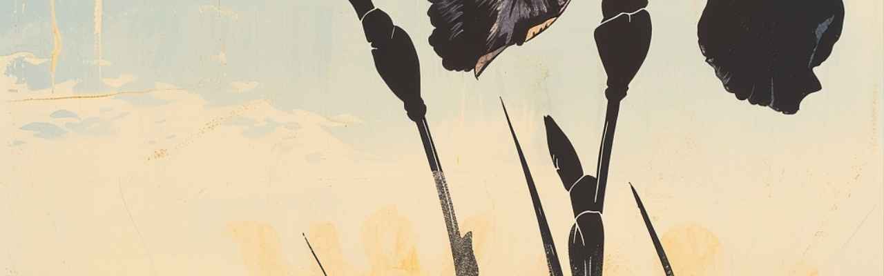 Silhouetted flowers representing resilience and rebirth after sexual trauma