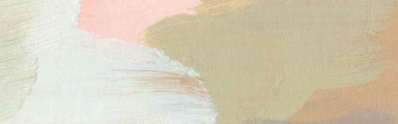 Subtle pastel brushwork symbolizing calmness and mindfulness through sensation meditation.