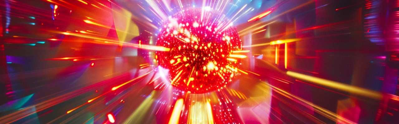 High-energy visuals with a glowing heart-like center, evoking passion and the magnetic pull of deep romantic desire.