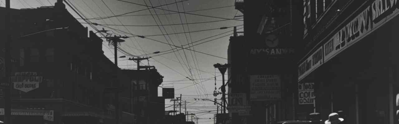 Old-fashioned street scene, reflecting the communal aspects of building a responsible and healthy 'we'.
