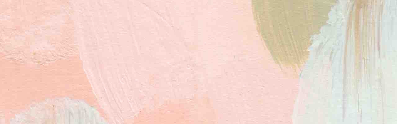 Serene watercolor abstract in peaceful pink and sage tones, perfect for mindful body meditation and wellness spaces