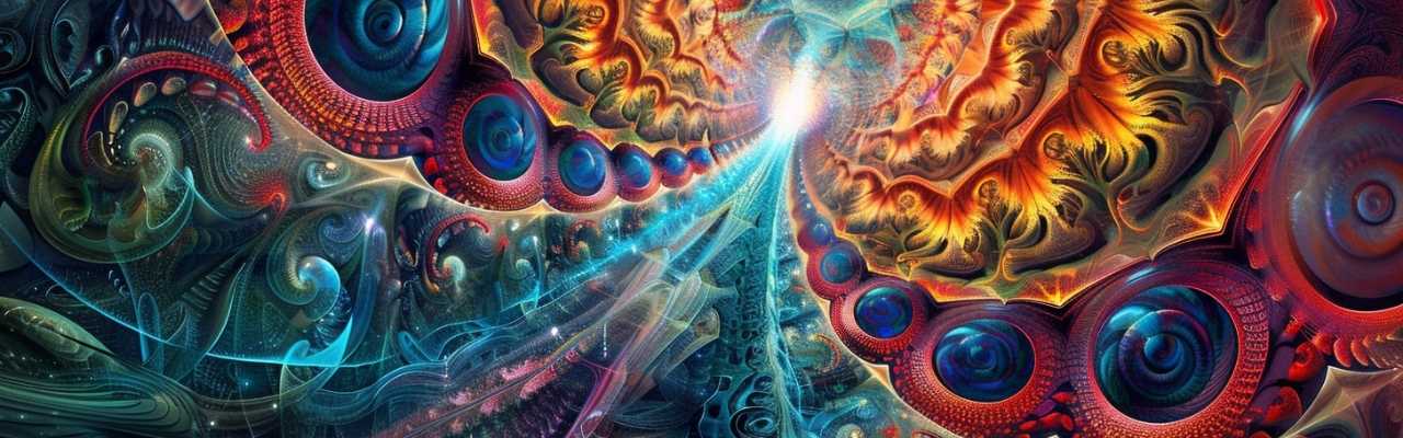 Abstract cosmic energy pathway symbolizing steps to take when feeling lost in life