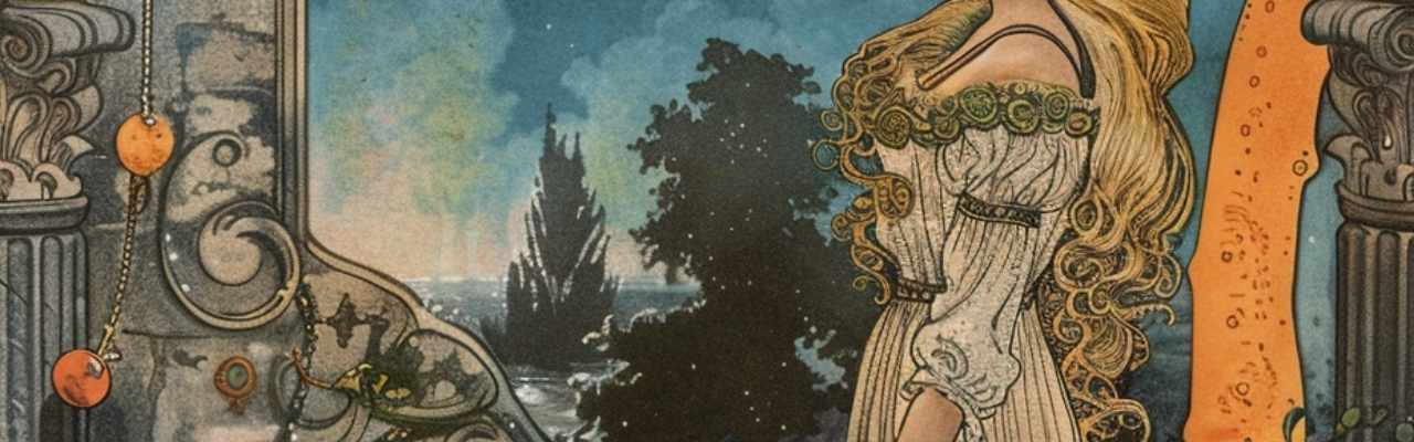 Enchanted art of a woman in royal dress symbolizing grace in dealing with sexual frustration