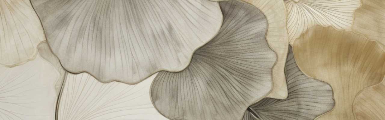 Organic textured pattern of overlapping shapes, representing the protective beauty of setting emotional limits in love.
